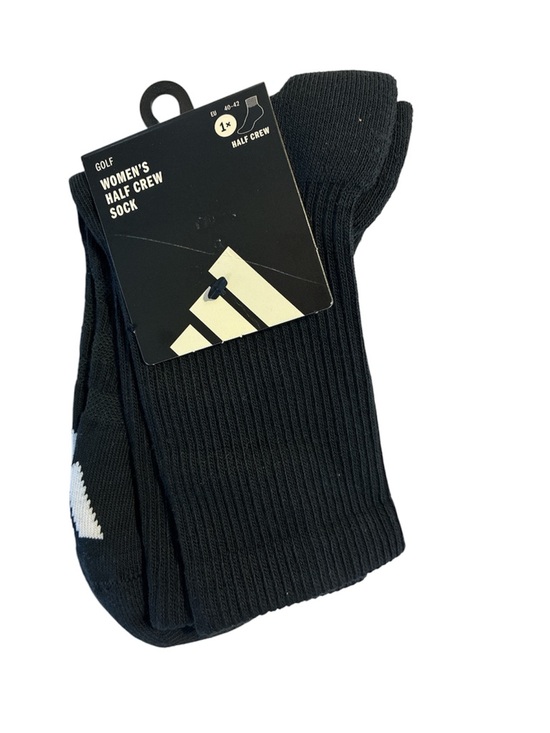 adidas Accessories - adidas Women's Half Crew Performance Socks, Black, 8-10